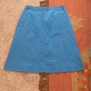 Blue beautiful Boden skirt.